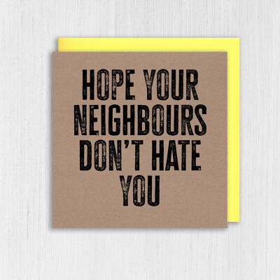 Kraft new home card: spero che i tuoi vicini non ti odino