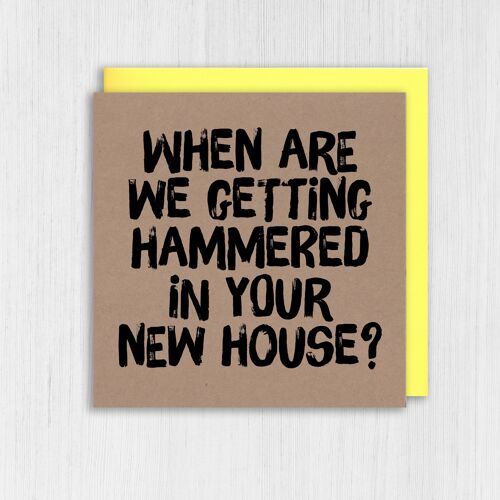 Kraft new home card: Hammered in your new house