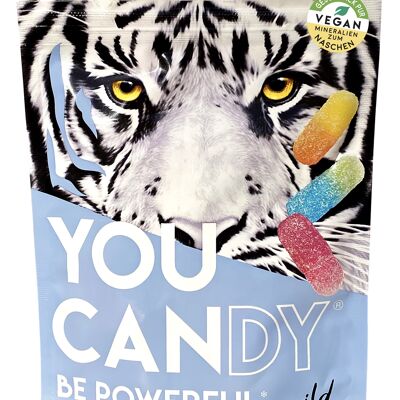 BE POWERFUL - VEGAN VITAMIN GUMMIES with 100% daily requirement of calcium & magnesium for muscles & nerves