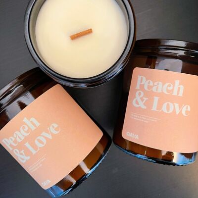 Peach & Love candle
