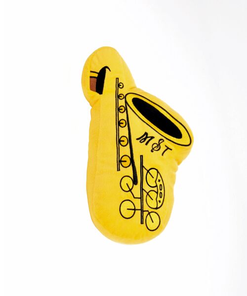 Saxophone Plush Soft Toy. Children's music toy. Sensory / SEND toy. Music gift.