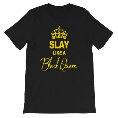 T-Shirt mit der Aufschrift „Töte wie eine schwarze Königin“.