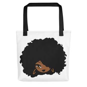 Tote bag "Afro Girl Cartoon" 1