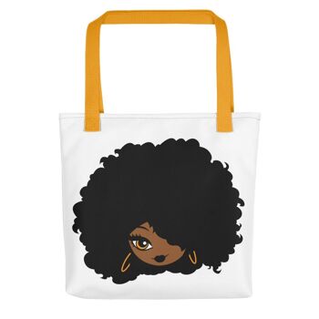 Tote bag "Afro Girl Cartoon" 2