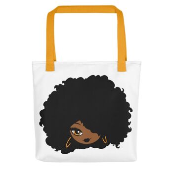 Tote bag "Afro Girl Cartoon" 5