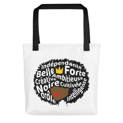 "Black woman" tote bag