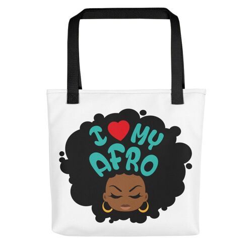 Tote bag "I love my Afro"