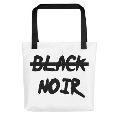 Bolso tote "Negro, no negro"