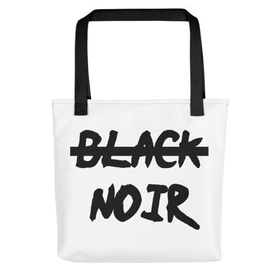 Tote bag "Noir, pas black"