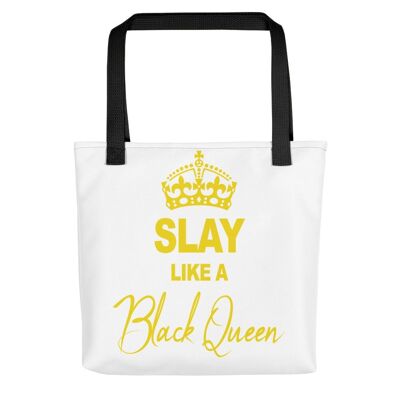 „Slay like a Black Queen“-Einkaufstasche