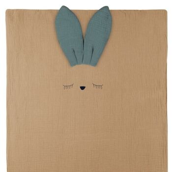 Taies d'oreiller pour literie enfant SLEEPY BUNNY Beige&Tiffany 8