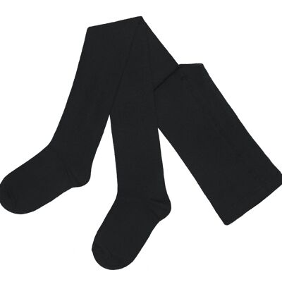 Tights for women, Ladies' cotton tights >>Black<<