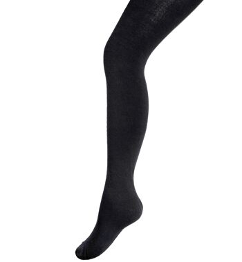 Collants pour femmes, Collants en coton pour femmes >>Noir<< 2