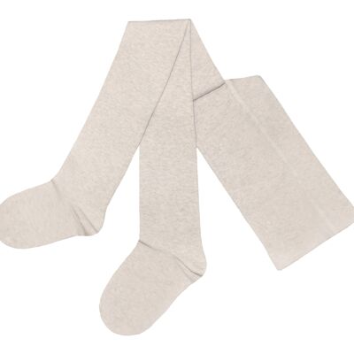 Collant da donna, Collant da donna in cotone >>Beige screziato<<