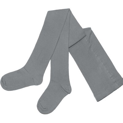 Tights for women, Ladies' cotton tights >>Tin Grey<<