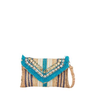 Alex Max TURQUOISE beach crossbody bag