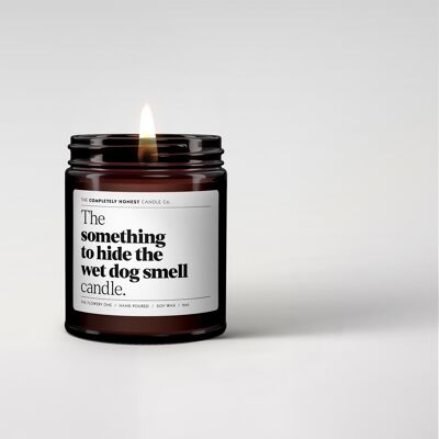 Bougie parfumée drôle - Cire de soja - 180 ml - 6 oz - Cadeau (quelque chose pour cacher l'odeur de chien mouillé)