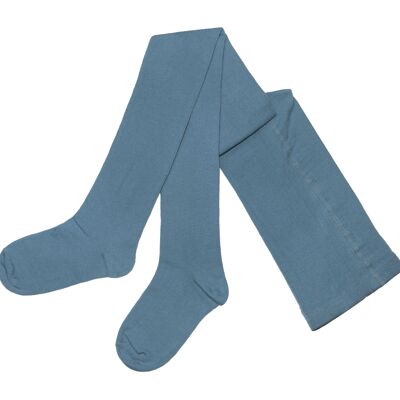 Tights for women, Ladies' cotton tights >>Greyish Blue<<