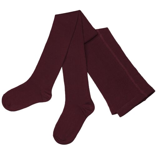 Tights for women, Ladies' cotton tights >>Burgund<<