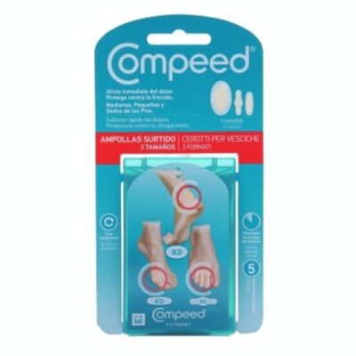 COMPEED AMPOLLAS PACK MIXTO 5 UDS