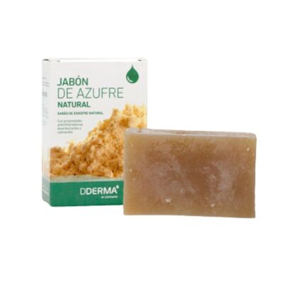 JABON DE AZUFRE NATURAL 100GR DDERMA