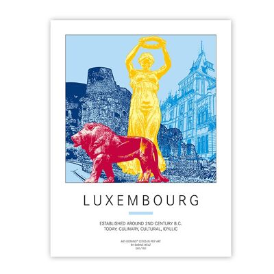 Affiche luxembourgeoise