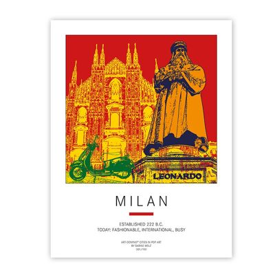 Milan poster
