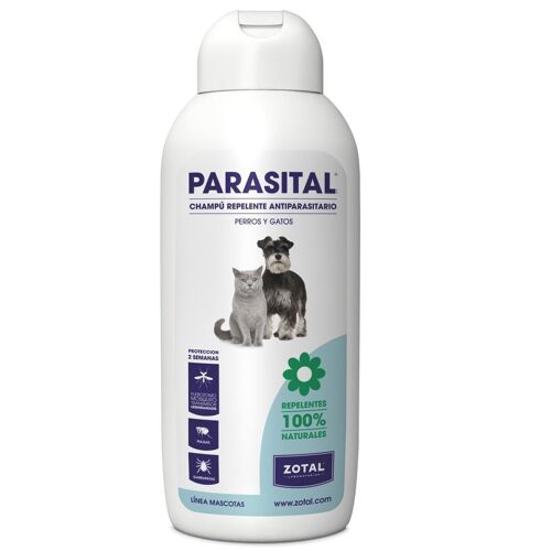 CHAMPU ANTIPARASITARIO PERROS Y GATOS 400 ml PARAS