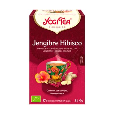 YOGI TEA HIBISCO Y JENGIBRE