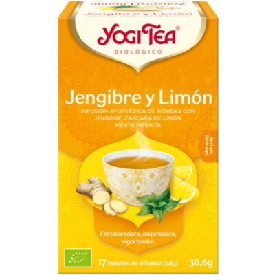 YOGI TEA JENGIBRE Y LIMÓN