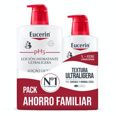 EUCERIN FAMILY PACK LOCION ULTRALIGERA