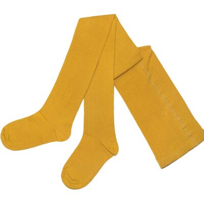 Tights for women, Ladies' cotton tights >>Curry<<