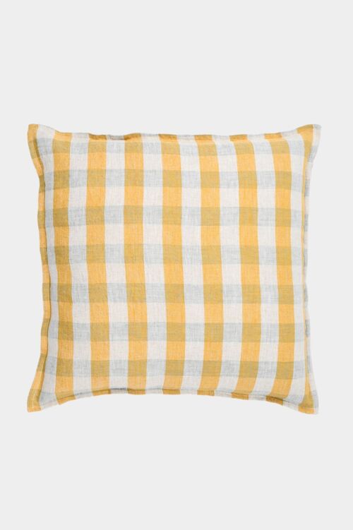 Linen Mustard Clara Cushion Covers/ Pillowcases