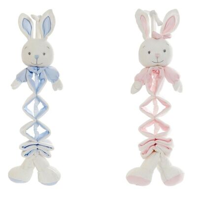 PELUCHE POLYESTER 19X8X27 LAPIN 2 ASSORTIMENTS. BE159545