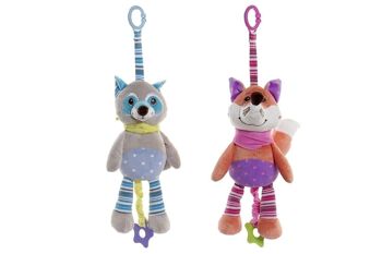 PELUCHE POLYESTER PE 20X14X33 MUSICAL 2 ASSORTIMENTS. BE179832 1