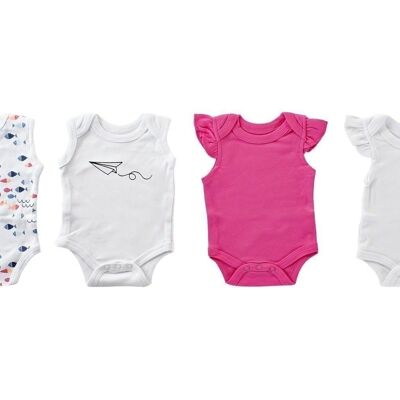 BABY SET 2 COTTON POLYESTER 24X6X24 BODY 2 ASSORTMENT. BE182686