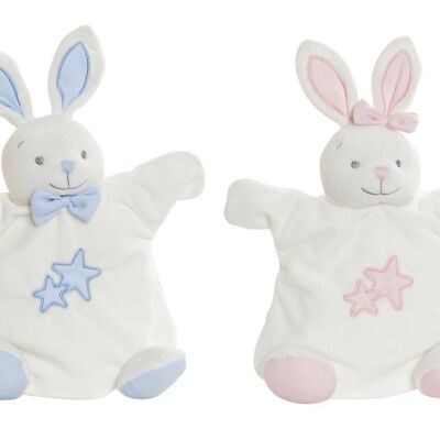 DOUDOU POLIESTERE 22X7X26 CONIGLIETTO 2 ASSORTIMENTI. BE199542