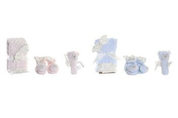 COUVERTURE TEDDY SET 3 POLYESTER 26X13X26 OURS 2 SUD BE199777 2