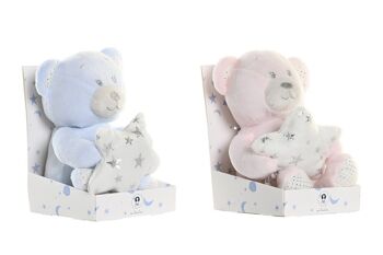 PELUCHE POLYESTER 14X10X21 OURS 2 ASSORTIS. BE199782 1