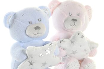 PELUCHE POLYESTER 14X10X21 OURS 2 ASSORTIS. BE199782 3