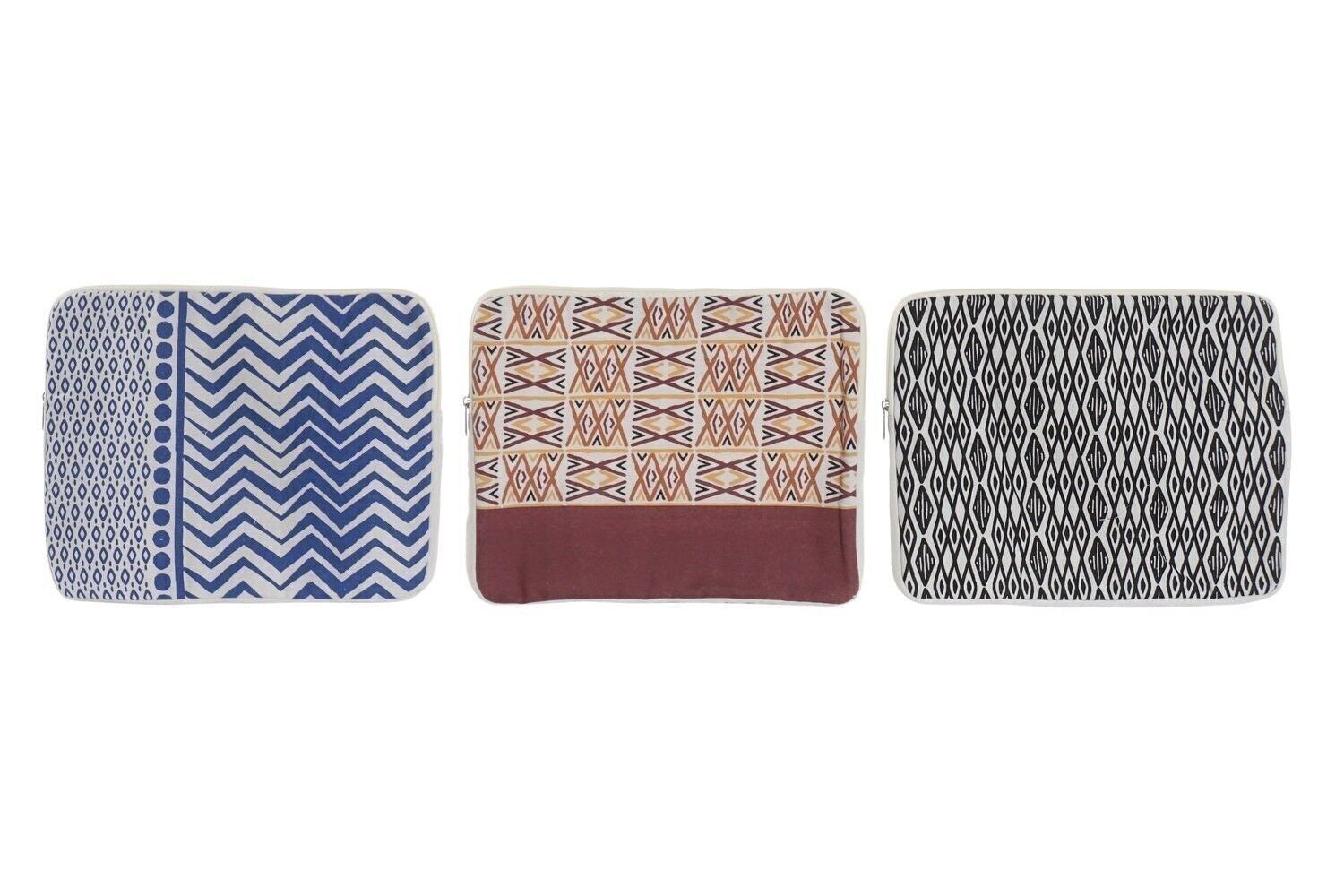 PORTA IPAD TELA 36X2X28 TABLET ETNICO 3 ASSORTIMENTI. BO172599