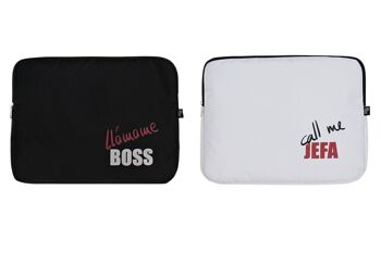 COQUE IPAD POLYESTER COTON 36X2X28 2 ASSORTIMENTS. BO179158 1