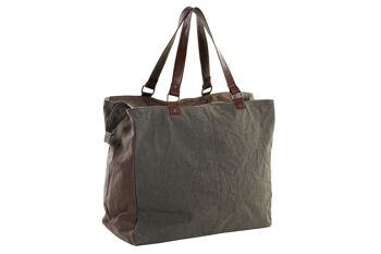 SAC EN TOILE CUIR 48X22X40 26 MARRON BO196042 5