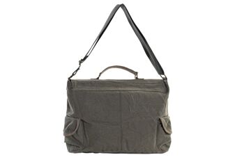 SAC À BANDOULIÈRE EN TOILE CUIR 48X10X37 23 VÉLO BO196043 5