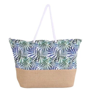 SAC POLYESTER 45X18X42 29 FEUILLES BLEU BO203986