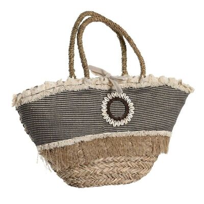 BOLSO SEAGRASS POLIESTER 52X18X50 46800 CONCHAS BO204057