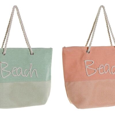 POLYESTER COTTON BAG 52X14X38 BEACH 2 ASSORTMENTS. BO204095