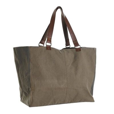 BOLSA CANVAS CUERO 48X22X40 26 BICICLETA BEIGE BO206669