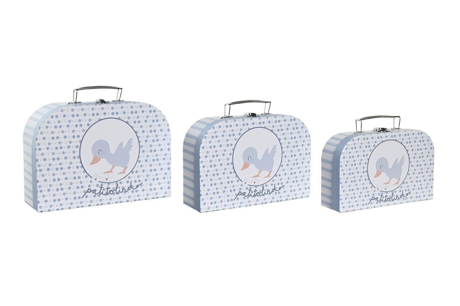 BOX SET 3 CARTON METAL 28X9,5X20 DUCKS BRIEFCASE CG204305