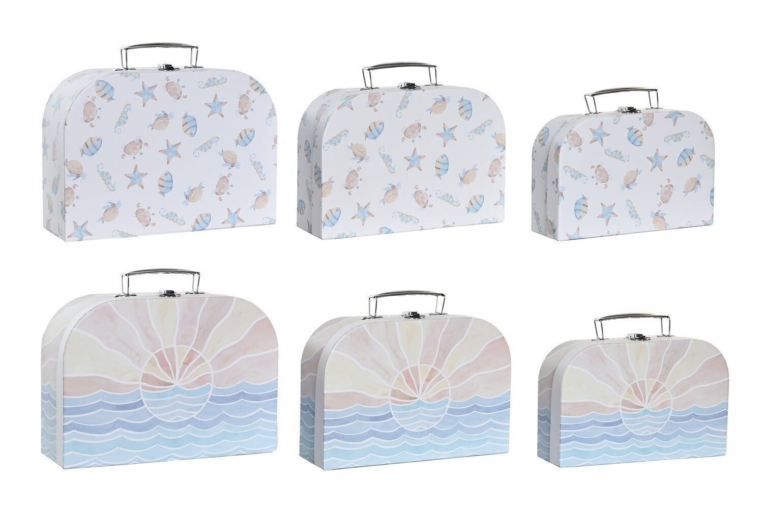 SCATOLA SET 3 CARTONE METALLO 28X9,5X20 2 ASSORTIMENTI. CG204308